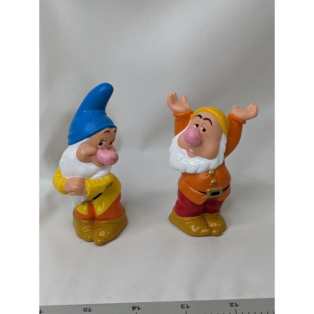 Disney Snow White Dwarf 3.5 4 Inch Lot of 2